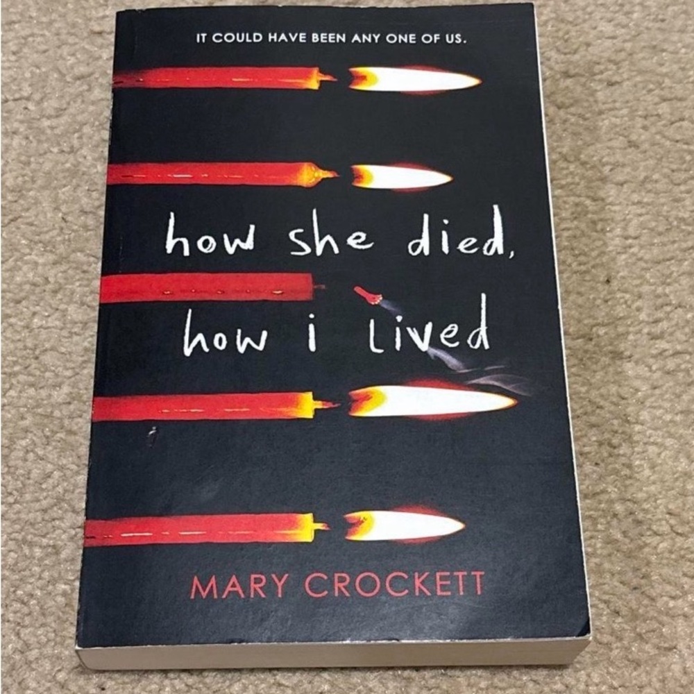 Mary Crockett 'How She Died, How I Lived' Paperback Book - Black & Red